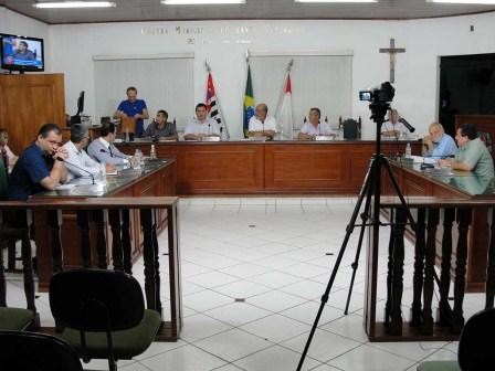 O vereador Gordinho presidiu parte dos trabalhos da sessão