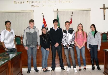 Jusseran, Eduardo, Carine, Gustavo, Elivelton, Talia, Mayara